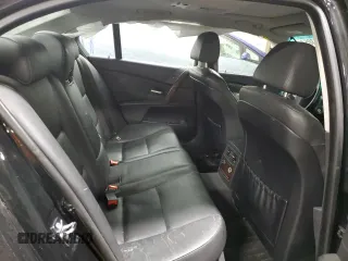 2006 BMW 5 Series 530i with VIN WBANE73566CM35987, listed as a Copart auction lot 37943054 with 206,994 mi miles and Salvage Title. Bid and sale history available at carsss.com. Image 10.