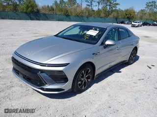 2025 Hyundai Sonata SEL with VIN KMHL64JA4SA453119, listed as a IAAI auction lot 41845008 with 1,746 mi miles. Bid and sale history available at carsss.com. Image 2.