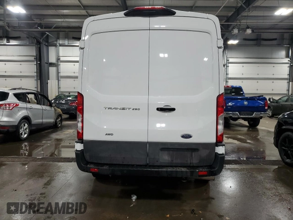 2023 Ford Transit Cargo с VIN 1FTBR2C89PKB54006, выставлен на аукционе Copart как лот 88075795 с пробегом 22 402 миль миль и Чистый • Clean title. История ставок и продаж доступна на DreamBid. Изображение 6.