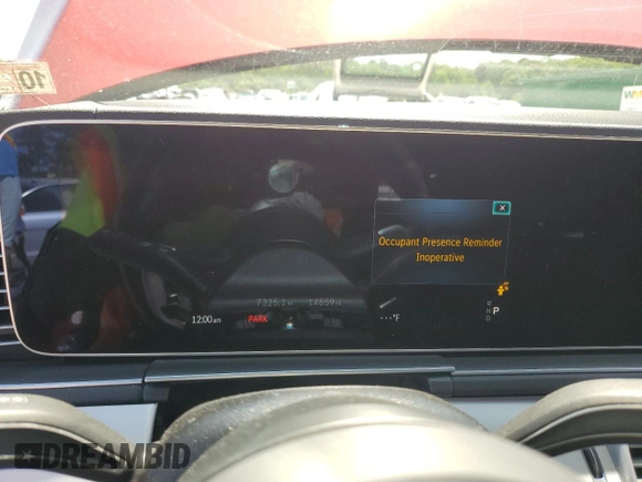 2024 Mercedes-Benz GLE 53 AMG with VIN 4JGFD6BB1RB082835, listed as a Copart auction lot 57297125 with 14,659 mi miles and Salvage title. Bid and sale history available at DreamBid. Image 9.