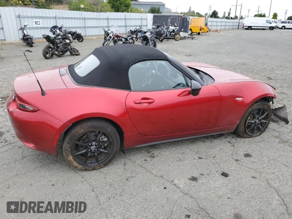 2021 Mazda MX-5 Miata Sport с VIN JM1NDAB78M0454772, выставлен на аукционе Copart как лот 63319665 с пробегом 58 373 миль миль и Списание • Salvage title. История ставок и продаж доступна на DreamBid. Изображение 3.