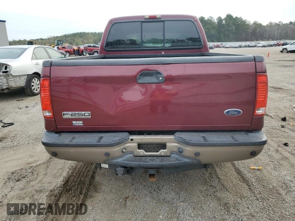 2006 Ford Super Duty F-250 XL with VIN 1FTSW20PX6EA72013, listed as a Copart auction lot 71580323 with 127,137 mi miles and Salvage Title. Bid and sale history available at carsss.com. Image 6.