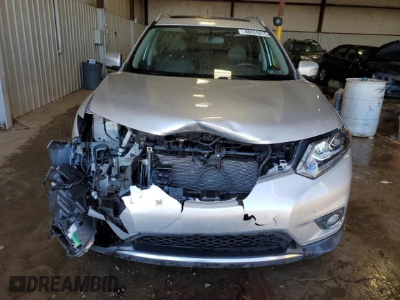 2015 Nissan Rogue SL with VIN 5N1AT2MV3FC769432, listed as a Copart auction lot 48476015 with 125,884 mi miles and Salvage Title. Bid and sale history available at carsss.com. Image 5.