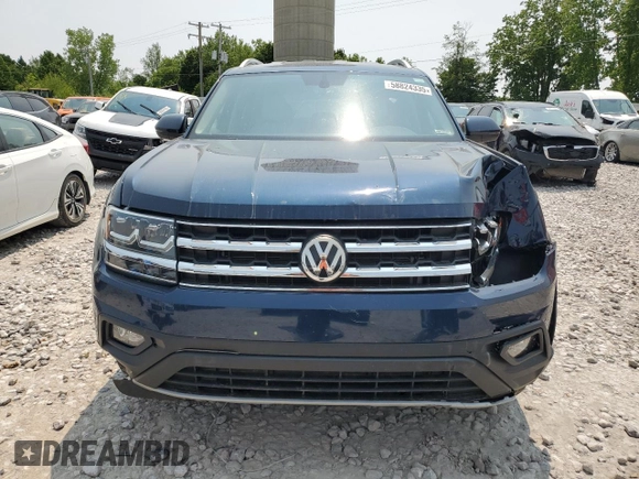 2019 Volkswagen Atlas SE z VIN 1V2DR2CA0KC551357, wystawiony jako Copart lot #58824335 z przebiegiem 84 011 mil mil oraz Czysty tytuł • Clean title. Historia ofert i sprzedaży dostępna na DreamBid. Obrazek 5.