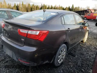 2013 Kia Rio LX with VIN KNADM4A31D6313726, listed as a Copart auction lot 48179155 with 1 mi miles and Salvage Title. Bid and sale history available at carsss.com. Image 3.
