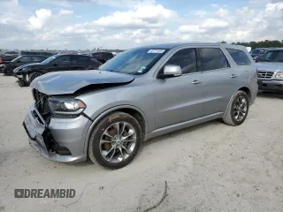 2019 Dodge Durango GT Plus with VIN 1C4RDHDG0KC684535, listed as a Copart auction lot 43774465 with 116,351 mi miles and Salvage Title. Bid and sale history available at carsss.com. Image 1.