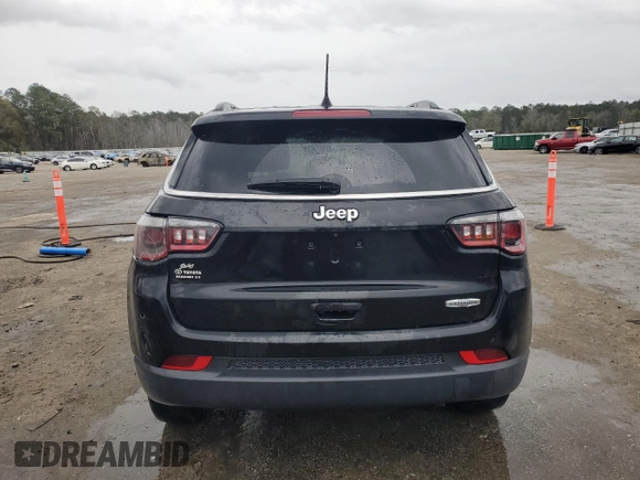 2019 Jeep Compass Altitude with VIN 3C4NJCBB8KT772853, listed as a Copart auction lot 87075124 with 91,746 mi miles and Salvage Title. Bid and sale history available at carsss.com. Image 6.