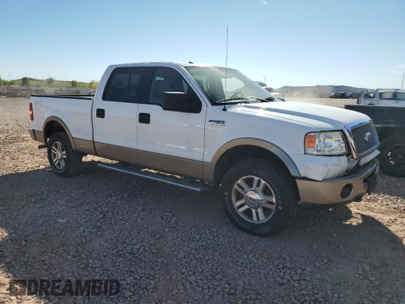 2006 Ford F-150 XLT with VIN 1FTPW14V76KC21097, listed as a Copart auction lot 50656855 with 152,631 mi miles and Salvage Title. Bid and sale history available at carsss.com. Image 4.