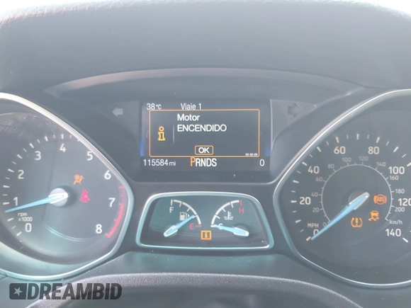 2015 Ford Focus Titanium with VIN 1FADP3N23FL356822, listed as a IAAI auction lot 41981053 with 115,584 mi miles and . Bid and sale history available at DreamBid. Image 7.