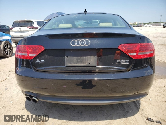 2011 Audi A5 Premium Plus with VIN WAULFAFR7BA084965, listed as a Copart auction lot 52762995 with 125,087 mi miles and Non repairable. Bid and sale history available at DreamBid. Image 6.