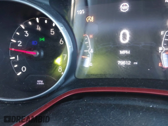 2018 Jeep Compass Trailhawk with VIN 3C4NJDDB5JT458112, listed as a IAAI auction lot 41617567 with 79,612 mi miles and . Bid and sale history available at carsss.com. Image 15.