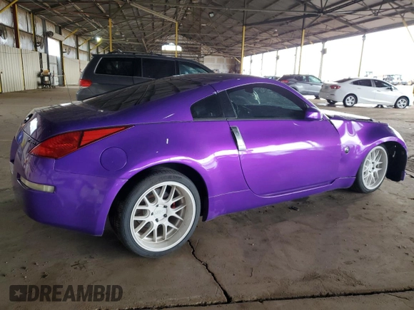 2005 Nissan 350Z Touring with VIN JN1AZ34DX5M610645, listed as a Copart auction lot 48422395 with 125,378 mi miles and Clean Title. Bid and sale history available at carsss.com. Image 3.