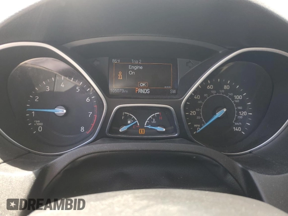2016 Ford Focus SE with VIN 1FADP3F22GL329241, listed as a Copart auction lot 58095135 with 105,079 mi miles and Salvage title. Bid and sale history available at DreamBid. Image 9.