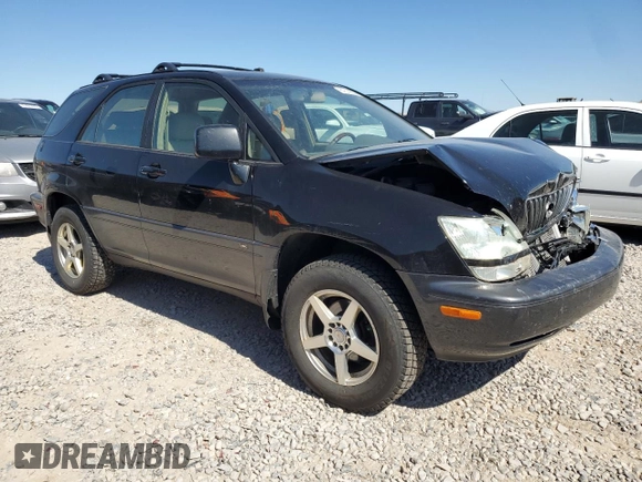 2003 Lexus RX 300 with VIN JTJHF10U530311757, listed as a Copart auction lot 61679804 with 185,581 mi miles and Salvage Title. Bid and sale history available at carsss.com. Image 4.
