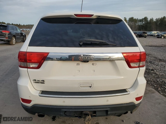 2013 Jeep Grand Cherokee Limited with VIN 1C4RJFBT7DC575652, listed as a Copart auction lot 53027615 with 183,348 mi miles and Non Repairable. Bid and sale history available at carsss.com. Image 6.