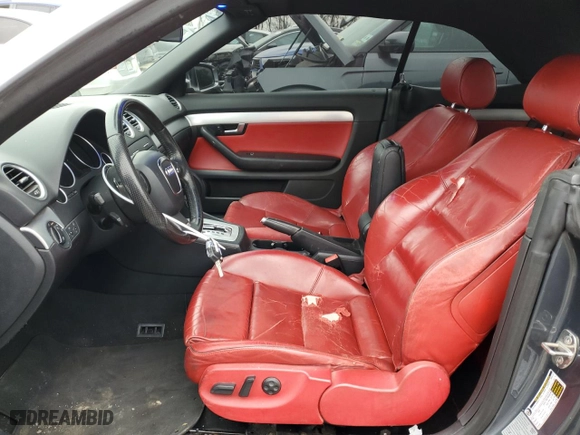 2007 Audi S4 with VIN WUARL48H77K900962, listed as a Copart auction lot 44768555 with NaN miles and Salvage Title. Bid and sale history available at carsss.com. Image 7.