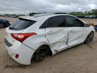 2017 Hyundai Elantra GT with VIN KMHD35LH5HU358721, listed as a Copart auction lot 71369104 with 93,123 mi miles and Salvage Title. Bid and sale history available at carsss.com. Image 3.