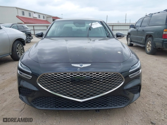 2023 Genesis G70 2.0T with VIN KMTG34TA9PU132552, listed as a IAAI auction lot 42047048 with 39,111 mi miles. Bid and sale history available at carsss.com. Image 12.