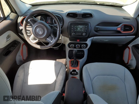 2015 Jeep Renegade Latitude with VIN ZACCJABT3FPB97255, listed as a Copart auction lot 51946045 with 49,645 mi miles and Salvage Title. Bid and sale history available at carsss.com. Image 8.