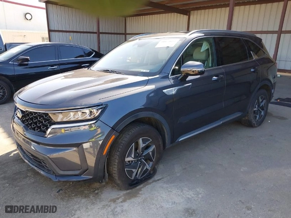 2021 Kia Sorento Hybrid S with VIN KNDRG4LG7M5038420, listed as a IAAI auction lot 41803611 with 62,243 mi miles. Bid and sale history available at carsss.com. Image 2.