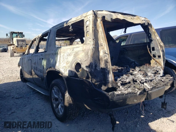 2015 GMC Yukon XL SLT with VIN 1GKS1HKC7FR144293, listed as a Copart auction lot 42151315 with 0 mi miles and Non Repairable. Bid and sale history available at carsss.com. Image 2.