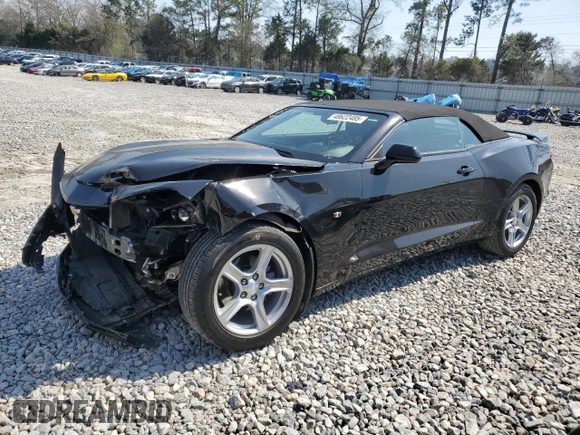 2020 Chevrolet Camaro 1LT with VIN 1G1FB3DS3L0113603, listed as a Copart auction lot 48622485 with 43,136 mi miles and Salvage Title. Bid and sale history available at carsss.com. Image 1.