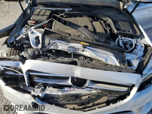2021 Mercedes-Benz C 300 with VIN W1KWF8DB9MR605631, listed as a Copart auction lot 42355085 with Not Provided miles and Salvage Title. Bid and sale history available at carsss.com. Image 11.