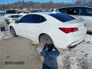2019 Acura TLX w/Advance Pkg with VIN 19UUB3F89KA003858, listed as a IAAI auction lot 41271443 with 81,978 mi miles. Bid and sale history available at carsss.com. Image 3.