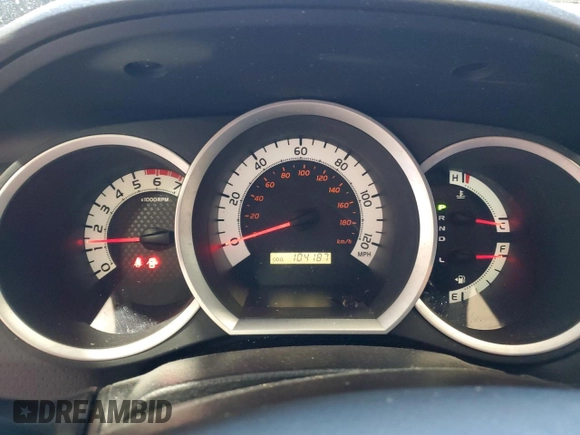 2014 Toyota Tacoma PreRunner with VIN 5TFJU4GN4EX059505, listed as a Copart auction lot 47213625 with 104,187 mi miles and Salvage Title. Bid and sale history available at carsss.com. Image 9.