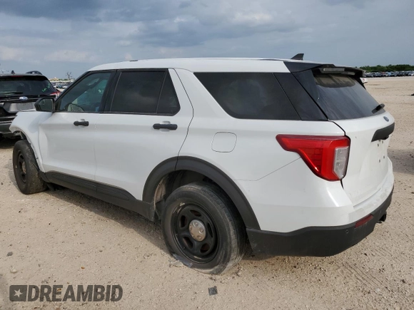 2023 Ford Police Interceptor Utility z VIN 1FM5K8AB7PGA85592, wystawiony jako Copart lot #53760485 z przebiegiem Nie podano mil oraz Szkody całkowita. Historia ofert i sprzedaży dostępna na DreamBid. Obrazek 2.