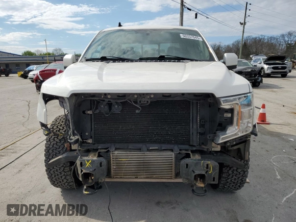 2019 Ford F-150 XL with VIN 1FTFW1E15KFC61298, listed as a Copart auction lot 50337045 with 238,240 mi miles and Salvage title. Bid and sale history available at DreamBid. Image 5.