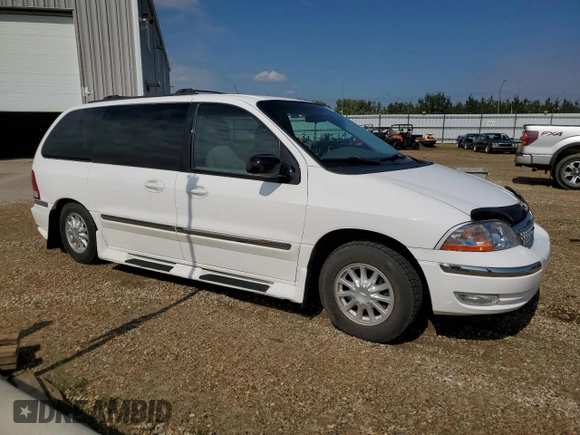 2001 Ford Windstar SEL with VIN 2FMDA56461BA55148, listed as a Copart auction lot 66531405 with 74,409 mi miles and Salvage title. Bid and sale history available at DreamBid. Image 4.