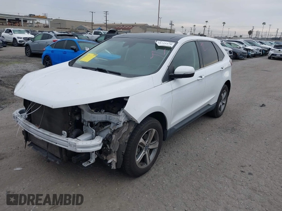 2019 Ford Edge SEL with VIN 2FMPK3J95KBC06662, listed as a IAAI auction lot 41725370 with 80,716 mi miles. Bid and sale history available at carsss.com. Image 2.