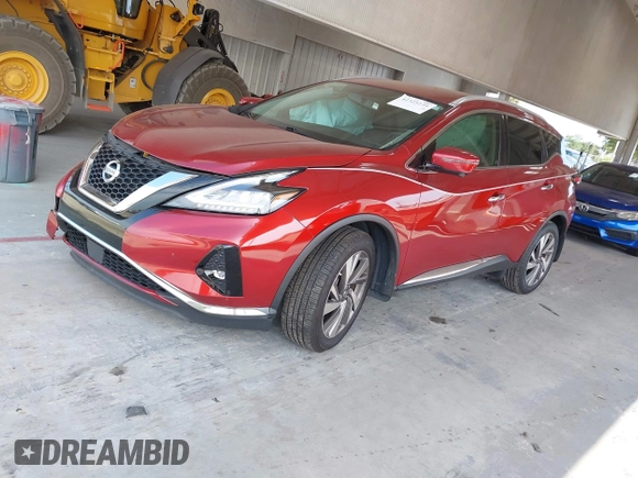 2019 Nissan Murano Platinum with VIN 5N1AZ2MJ7KN125409, listed as a IAAI auction lot 42325239 with 72,698 mi miles and . Bid and sale history available at DreamBid. Image 17.