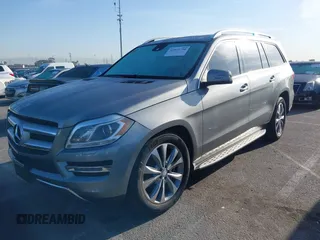 2014 Mercedes-Benz GL-Class GL 450 with VIN 4JGDF7CE3EA340899, listed as a IAAI auction lot 41849790 with 100,502 mi miles. Bid and sale history available at carsss.com. Image 2.