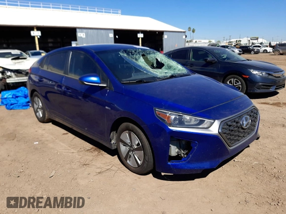2020 Hyundai Ioniq Blue z VIN KMHC65LC9LU228294, wystawiony jako Copart lot #47854863 z przebiegiem 100 499 mil mil oraz Szkoda całkowita • Salvage title. Historia ofert i sprzedaży dostępna na DreamBid. Obrazek 4.