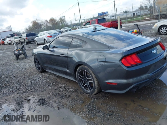 2020 Ford Mustang EcoBoost with VIN 1FA6P8TH2L5187549, listed as a IAAI auction lot 41956197 with 50,901 mi miles. Bid and sale history available at carsss.com. Image 3.