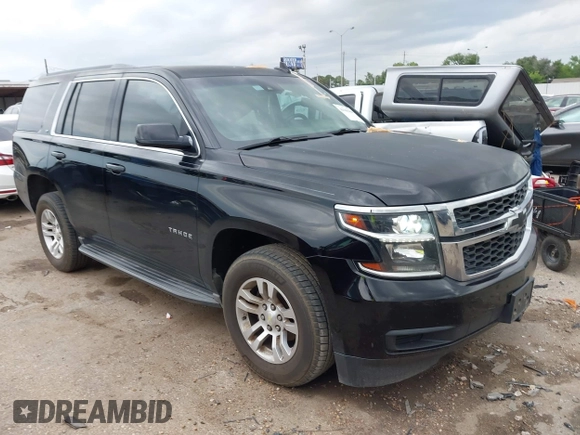 2016 Chevrolet Tahoe LT with VIN 1GNSCBKC1GR137030, listed as a IAAI auction lot 42180664 with 169,493 mi miles and . Bid and sale history available at DreamBid. Image 1.