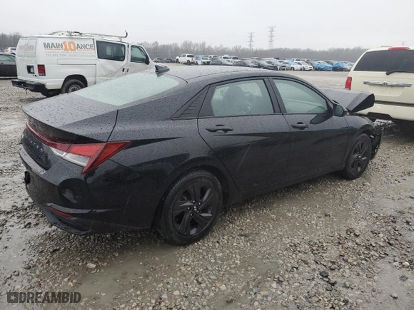 2022 Hyundai Elantra Essential with VIN KMHLM4AG2NU244586, listed as a Copart auction lot 45115335 with 94,268 mi miles and Salvage Title. Bid and sale history available at carsss.com. Image 3.
