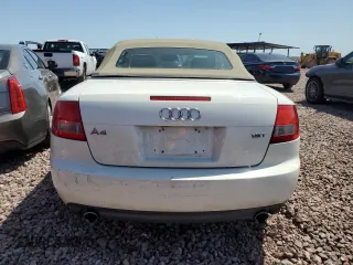 2005 Audi A4 1.8T with VIN WAUBC48H45K020746, listed as a Copart auction lot 43998915 with 71,790 mi miles and Clean Title. Bid and sale history available at carsss.com. Image 6.