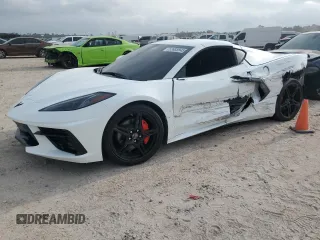 2024 Chevrolet Corvette 1LT with VIN 1G1YA2D42R5129570, listed as a Copart auction lot 52635945 with Not provided miles and Salvage title. Bid and sale history available at DreamBid. Image 1.
