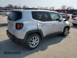 2020 Jeep Renegade Latitude with VIN ZACNJABB6LPL18885, listed as a Copart auction lot 48652735 with 70,776 mi miles and Salvage Title. Bid and sale history available at carsss.com. Image 3.