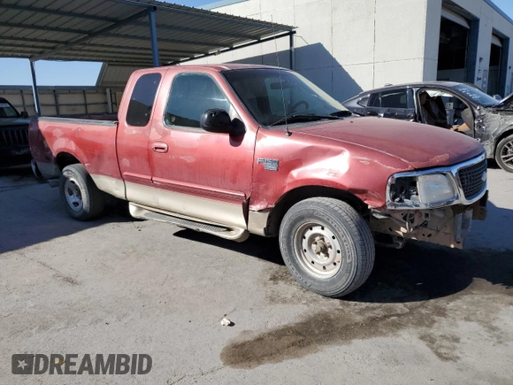 1999 Ford F-150 XL with VIN 1FTRX17L1XKB23992, listed as a Copart auction lot 44257695 with Not Provided miles and Salvage Title. Bid and sale history available at carsss.com. Image 4.