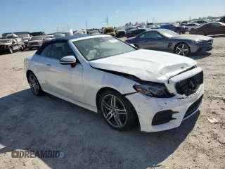 2018 Mercedes-Benz E-Class E 400 with VIN WDD1K6GB0JF057411, listed as a Copart auction lot 82135774 with 46,021 mi miles and Salvage Title. Bid and sale history available at carsss.com. Image 4.