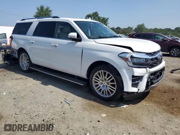 2024 Ford Expedition Max Limited with VIN 1FMJK2A80REA32893, listed as a Copart auction lot 62493855 with 32,254 mi miles and Non repairable. Bid and sale history available at DreamBid. Image 4.