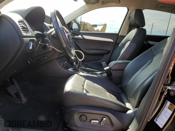 2018 Audi Q3 Premium with VIN WA1ECCFS0JR017413, listed as a Copart auction lot 62832335 with 112,795 mi miles and Salvage title. Bid and sale history available at DreamBid. Image 7.