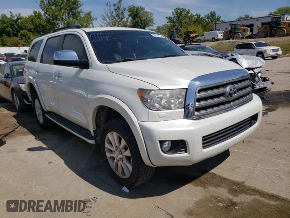 2016 Toyota Sequoia Platinum with VIN 5TDDW5G11GS129349, listed as a Copart auction lot 68939034 with 177,844 mi miles and Salvage Title. Bid and sale history available at carsss.com. Image 4.