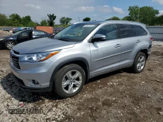 2016 Toyota Highlander Limited with VIN 5TDDCRFHXGS017664, listed as a Copart auction lot 58812585 with 176,292 mi miles and Salvage title. Bid and sale history available at DreamBid. Image 1.