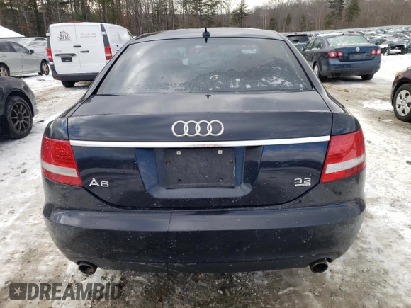 2007 Audi A6 3.2L with VIN WAUDH74F57N121974, listed as a Copart auction lot 44384815 with 0 mi miles and Clean Title. Bid and sale history available at carsss.com. Image 6.