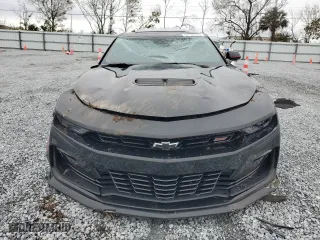 2022 Chevrolet Camaro 1SS with VIN 1G1FF1R73N0130465, listed as a Copart auction lot 42152125 with 53,097 mi miles and Salvage Title. Bid and sale history available at carsss.com. Image 5.